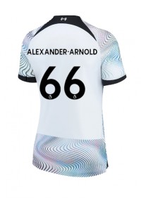 Liverpool Alexander-Arnold #66 Fotballdrakt Borte Klær Dame 2022-23 Korte ermer